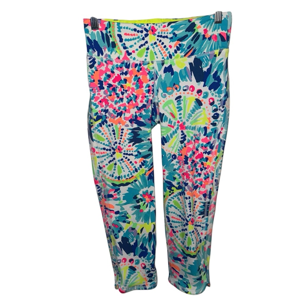 Lilly Pulitzer UPF 50+ Luxletic 21" Weekender Crop Legging Sz Small Style 25219
